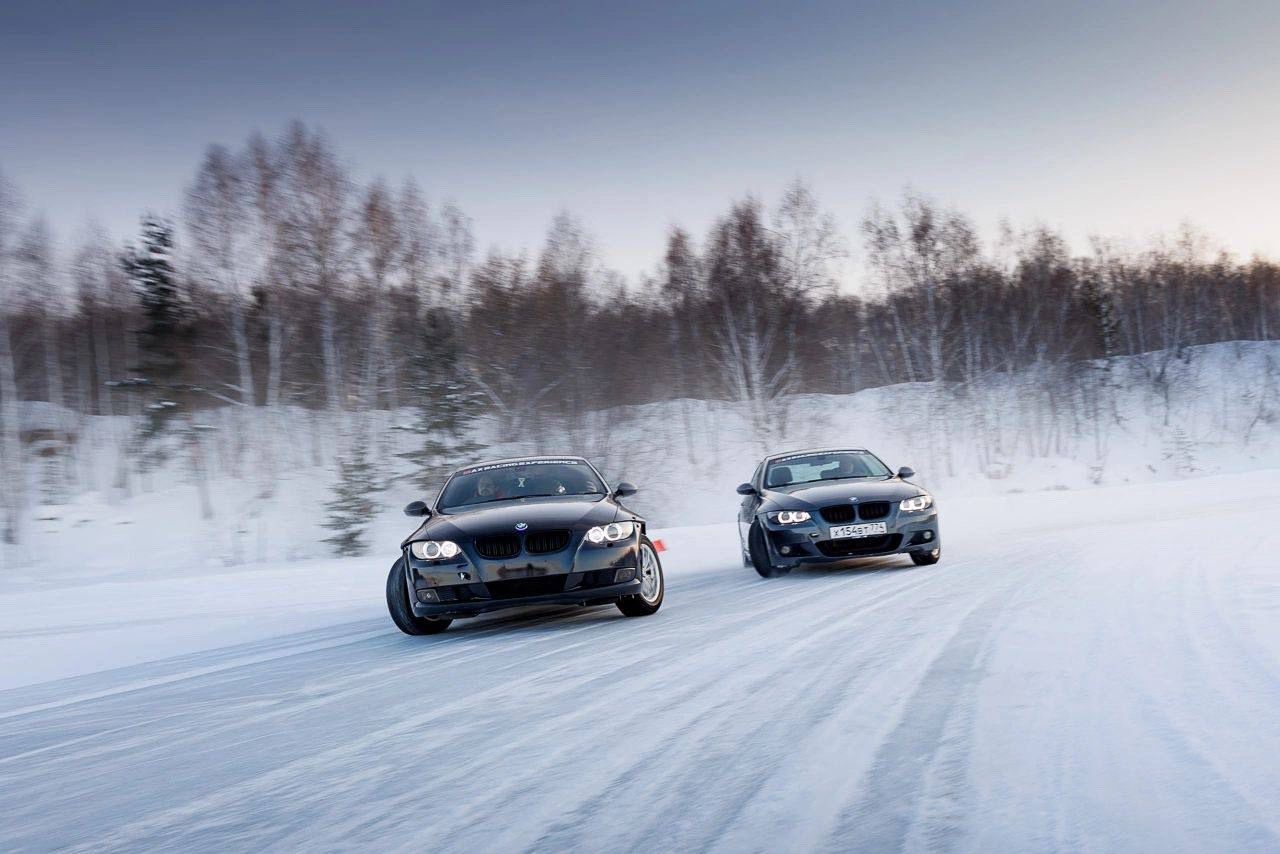 Зимнее дрифт-такси в Челябинске