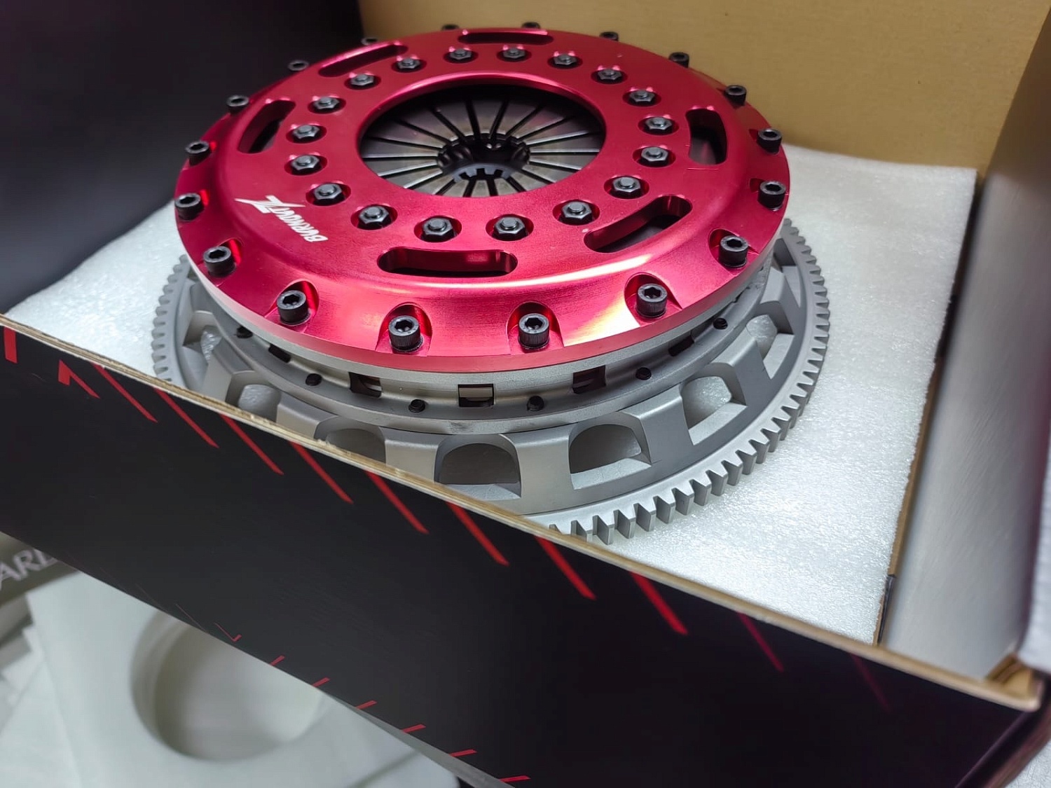 Сцепление 1UZ 3UZ двухдисковая керамика под КПП R154 Getrag ZF