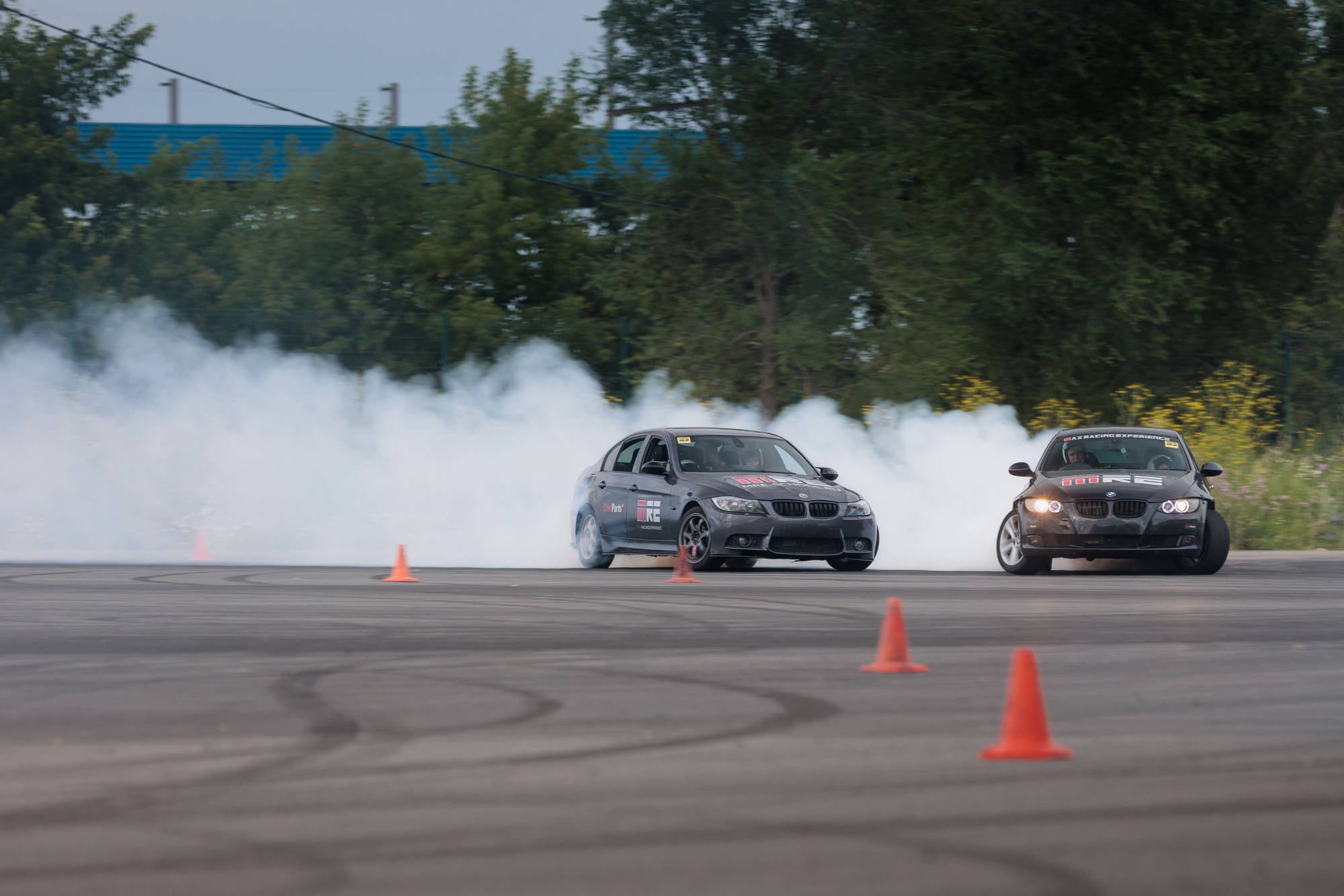 Базовый дрифт-курс на BMW 3-серии V8 343i: 6 занятий по 50 мин (включая 30 мин парного дрифта)