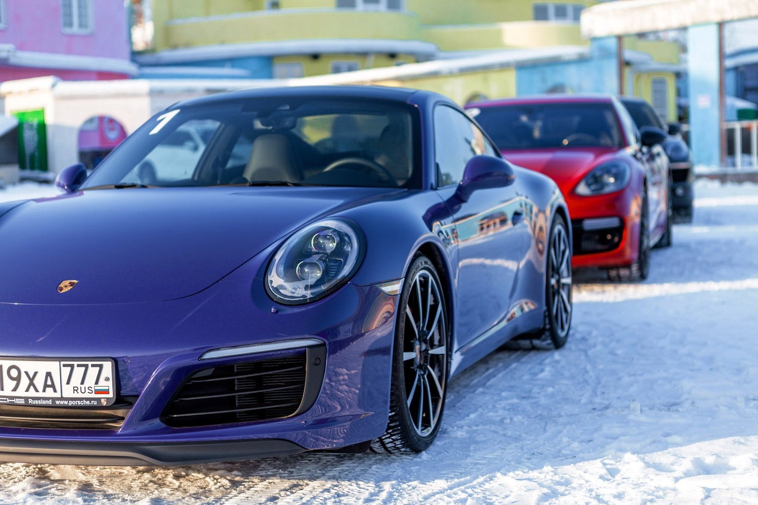 Зимний тренинг для клиентов Порше Екатеринбург Porsche Roadshow Ekaterinburg 2018